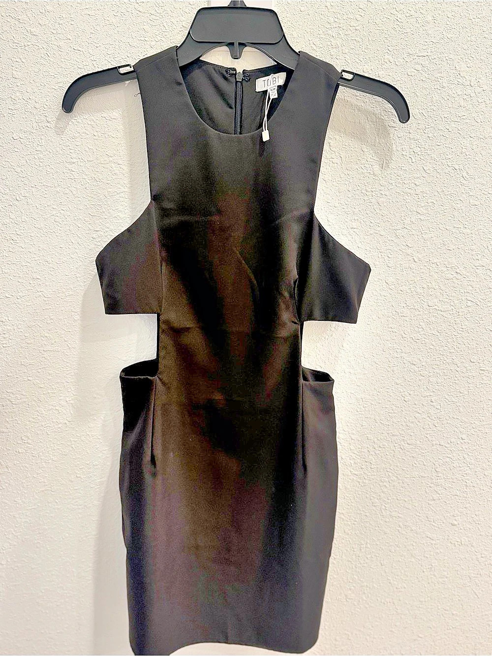 TOBI Cutout Mini Dress in Black Size Small NWT